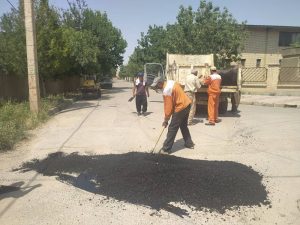 ترمیم، بازسازی و آسفالت خیابانها